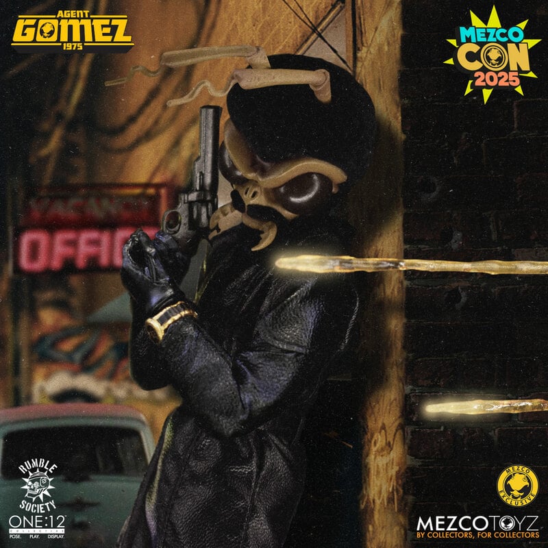 Mezco One: 12 Collective Agent Gomez: 1975 - Imagem 9