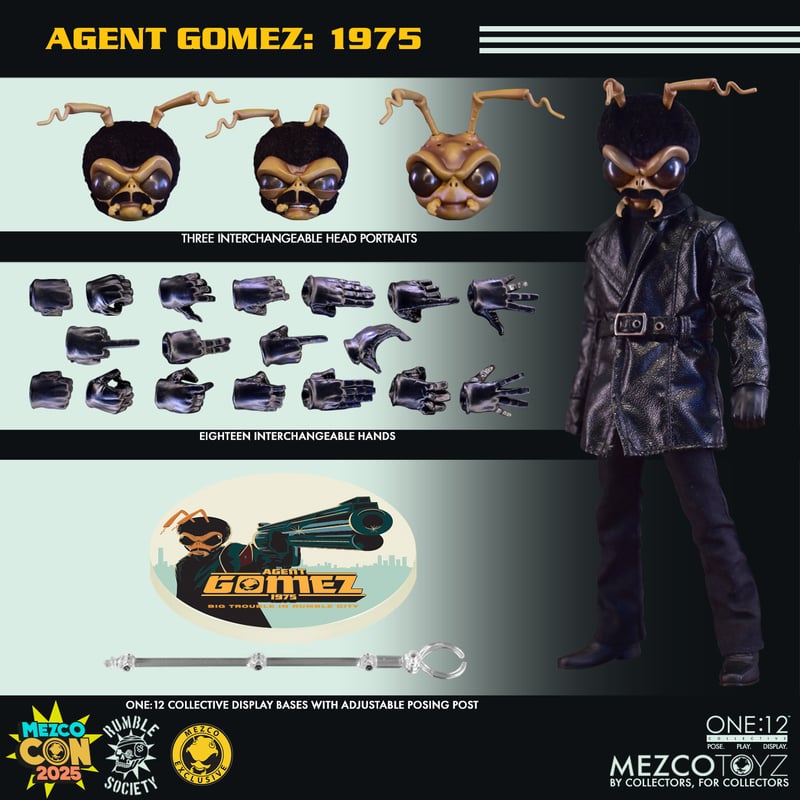 Mezco One: 12 Collective Agent Gomez: 1975