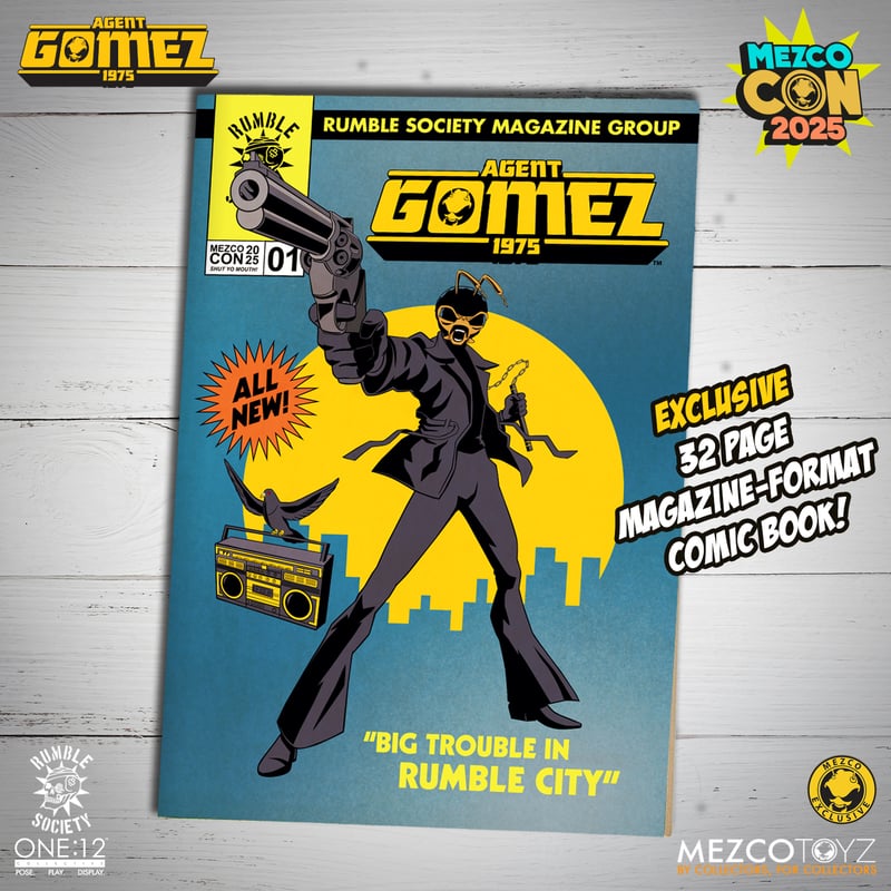Mezco One: 12 Collective Agent Gomez: 1975 - Imagem 4