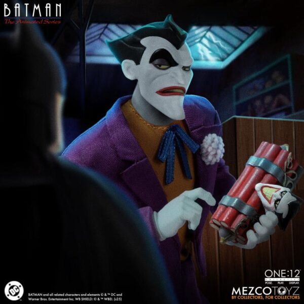 Pré-venda Mezco Batman: The Animated Series One:12 Collective The Joker Action Figure - Imagem 5