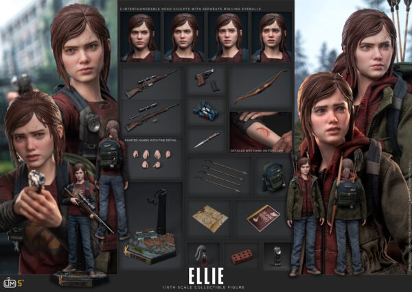 Pré-venda Limtoys LS+02 1/6th Scale Ellie Figure