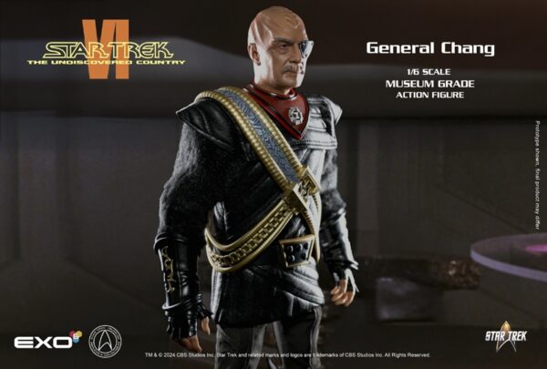 Pré-venda EXO-6 1/6 Scale Figure Star Trek: The Undiscovered Country General Chang - Imagem 4