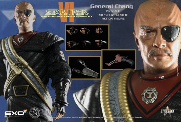 Pré-venda EXO-6 1/6 Scale Figure Star Trek: The Undiscovered Country General Chang