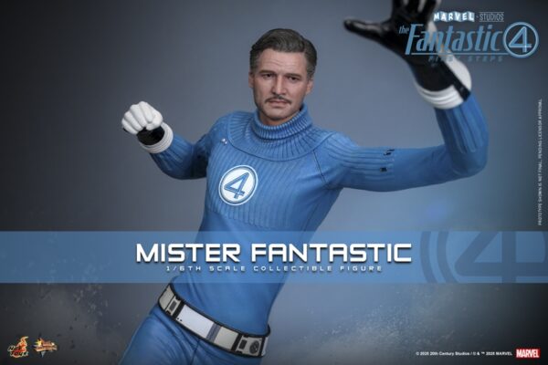 Pré-venda Hot Toys MMS821 The Fantastic Four: First Steps Mister Fantastic 1/6 Scale Figure