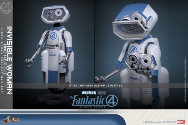 Pré-venda Hot Toys MMS824 The Fantastic Four: First Steps Invisible Woman and H.E.R.B.I.E 1/6 Scale Figure - Imagem 4