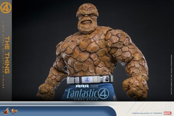 Pré-venda Hot Toys MMS813 The Fantastic Four: First Steps The Thing 1/6 Scale Figure - Imagem 10