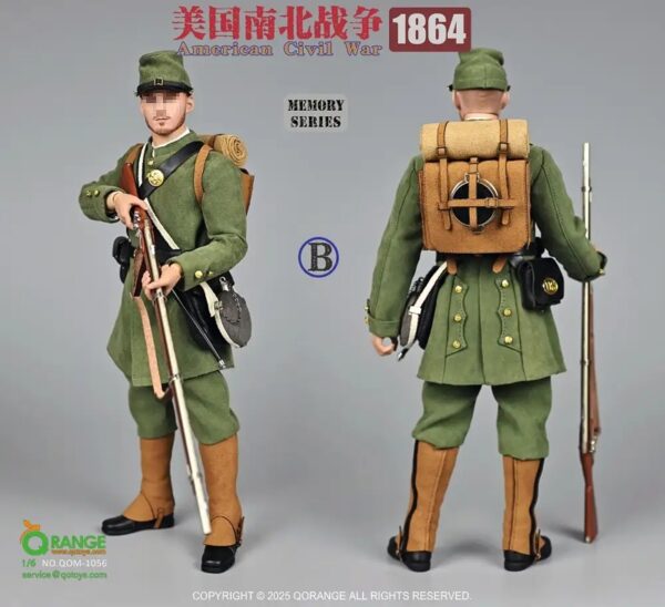 Pré-venda Qorange x QOToys Memory Series 1/6 Scale Accessory Set American Civil War Sniper - Imagem 5