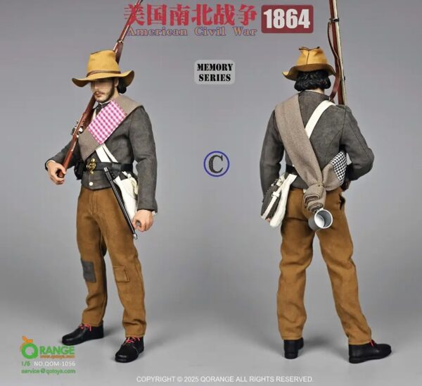 Pré-venda Qorange x QOToys Memory Series 1/6 Scale Accessory Set American Civil War Confederate - Imagem 2