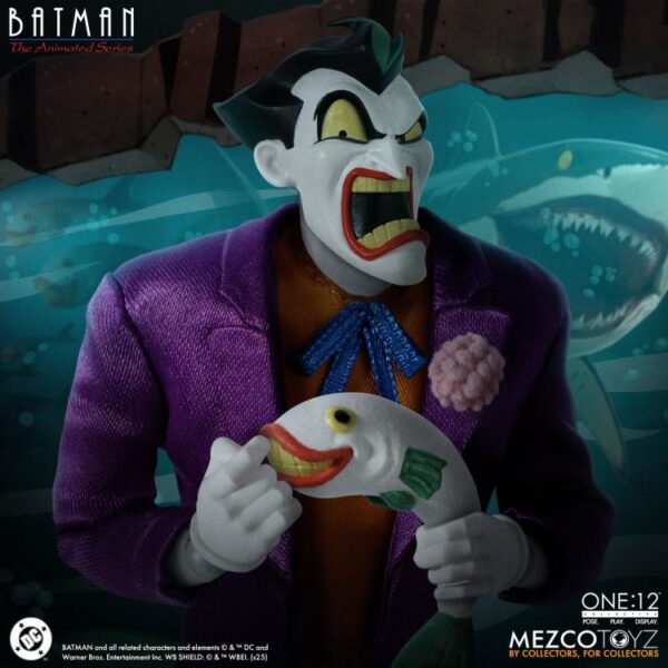 Pré-venda Mezco Batman: The Animated Series One:12 Collective The Joker Action Figure - Imagem 7