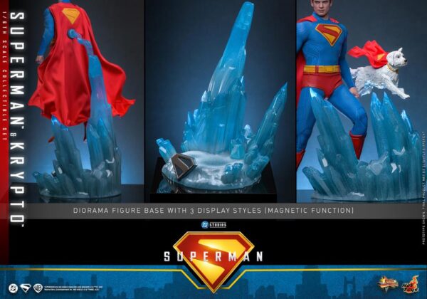Pré-venda Hot Toys Superman (2025) MMS812 Superman & Krypto 1/6th Scale Collectible Figure Set - Imagem 2