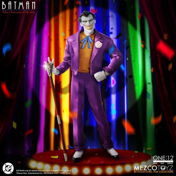 Pré-venda Mezco Batman: The Animated Series One:12 Collective The Joker Action Figure - Imagem 9