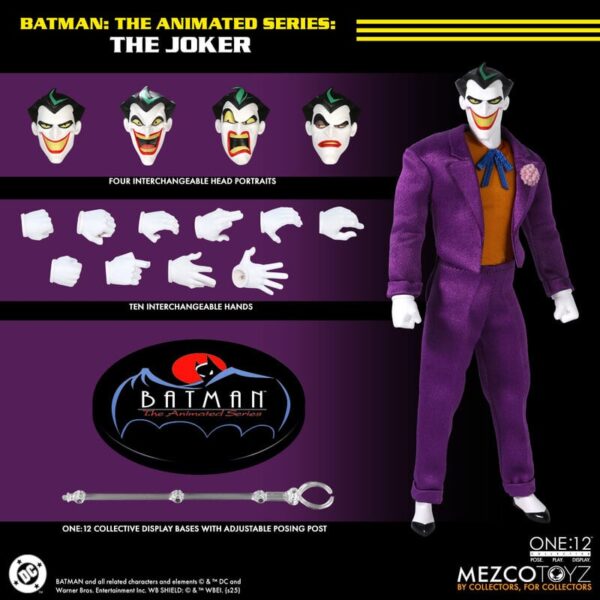 Pré-venda Mezco Batman: The Animated Series One:12 Collective The Joker Action Figure