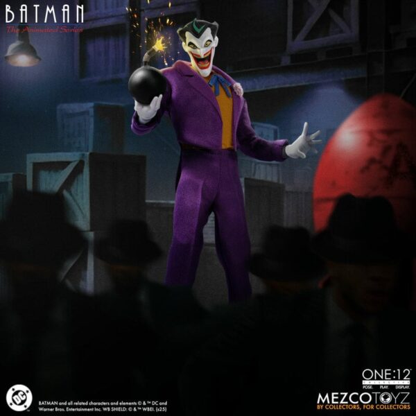 Pré-venda Mezco Batman: The Animated Series One:12 Collective The Joker Action Figure - Imagem 3