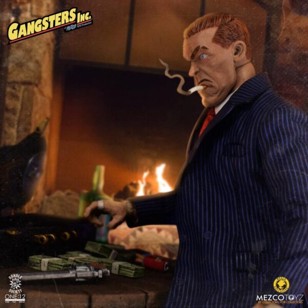 Pré-venda Mezco one:12 Gangsters Inc. - Franklin "Sparky" Foreman - Imagem 6