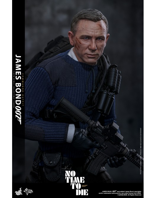 Pré-venda Hot Toys MMS804 No Time To Die 1/6 James Bond (Commando Outfit) Figure - Imagem 4