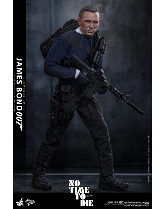 Pré-venda Hot Toys MMS804 No Time To Die 1/6 James Bond (Commando Outfit) Figure - Imagem 3