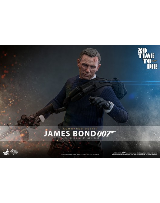 Pré-venda Hot Toys MMS804 No Time To Die 1/6 James Bond (Commando Outfit) Figure - Imagem 2