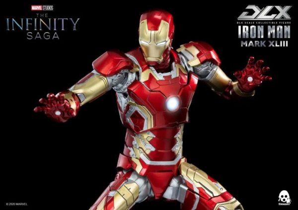 Threezero Avengers: Infinity Saga DLX Iron Man Mark 43 1/12 - Imagem 7