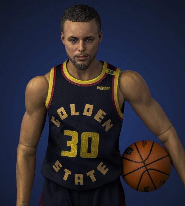 Pré-venda Ace Player 1/6 Scale Figure NBA Stephen Curry - Imagem 2