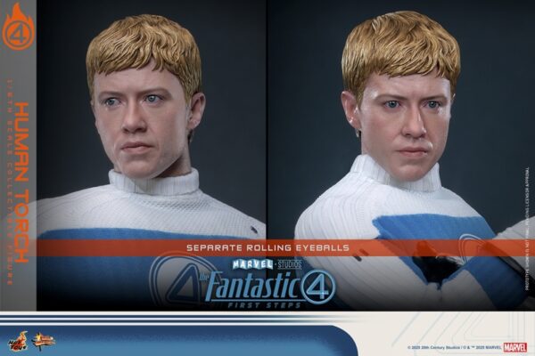 Pré-venda Hot Toys MMS829 The Fantastic Four: First Steps Human Torch 1/6 Scale Figure - Imagem 2