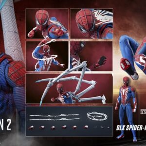 Pré-venda Threezero DLX Figure Spider-Man 2 DLX Spider-Man Advanced Suit 2.0 (Peter Parker)