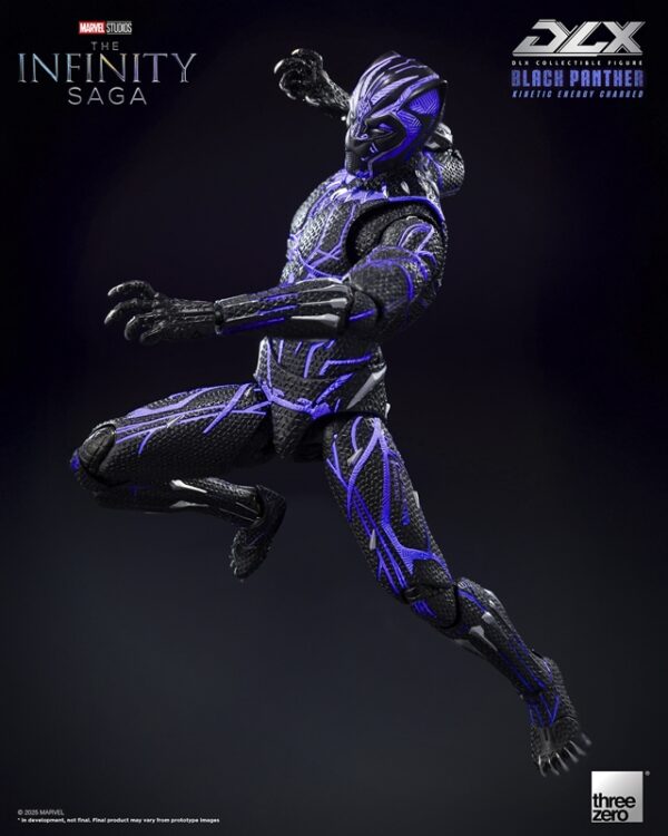 Pré-venda Threezero DLX Figure Marvel DLX Black Panther (Kinetic Energy Charged) - Imagem 2