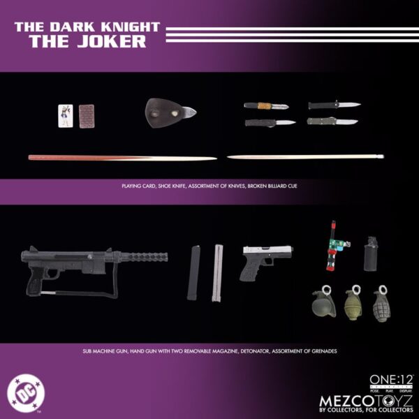 Pré-venda Mezco The Dark Knight One:12 Collective The Joker Action Figure - Imagem 2
