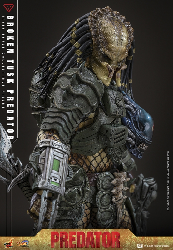 Pré-venda Hot Toys Alien vs Predator Broken Tusk Predator 1/6 Scale Figure - Imagem 4