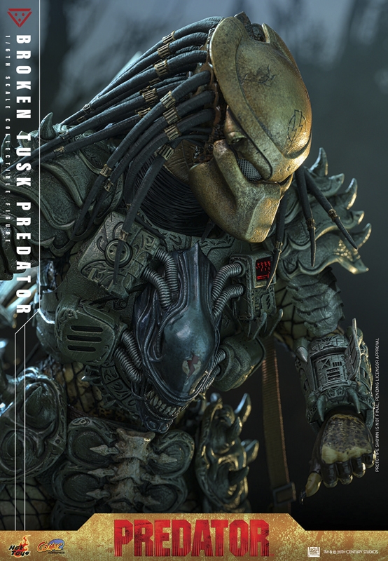 Pré-venda Hot Toys Alien vs Predator Broken Tusk Predator 1/6 Scale Figure - Imagem 8