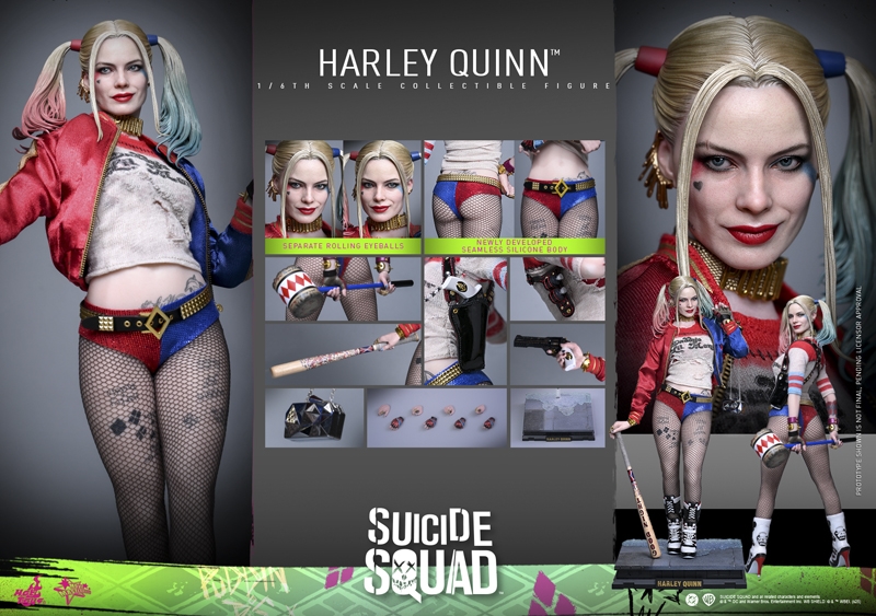 Pré-venda Hot Toys MMS841 Suicide Squad Harley Quinn 1/6 Scale Figure