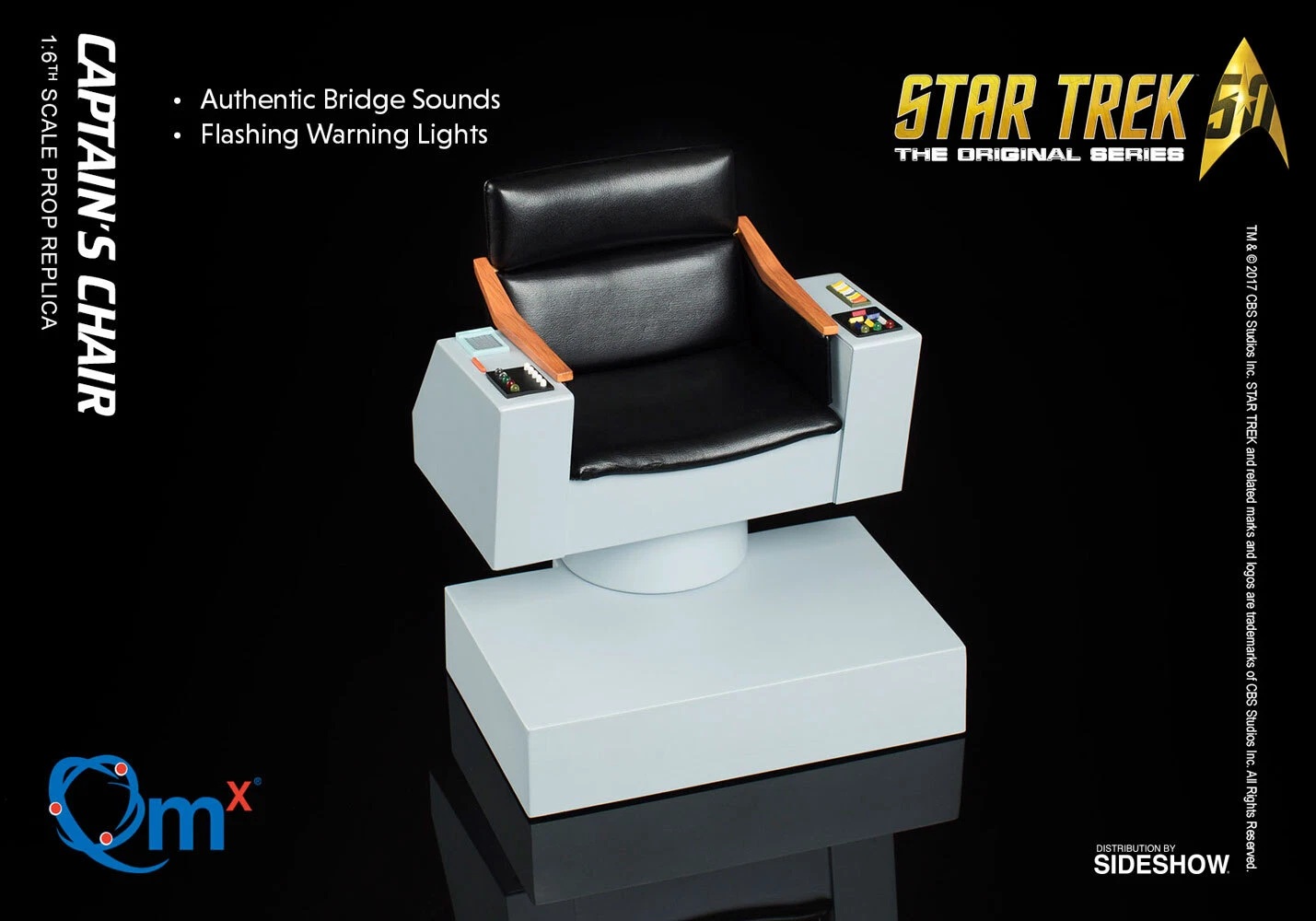 Quantum Mechanix Star Trek: The Original Series Captain's Chair 1/6 (Sob Encomenda)