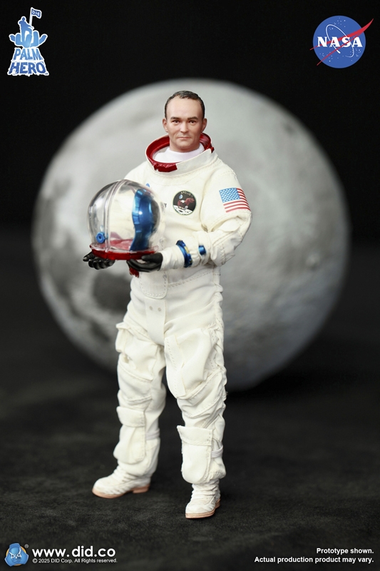 Pré-venda DID 1/12 Scale Figure Palm Hero Series Neil Armstrong Commander Apollo 56th Anniversary - Imagem 7