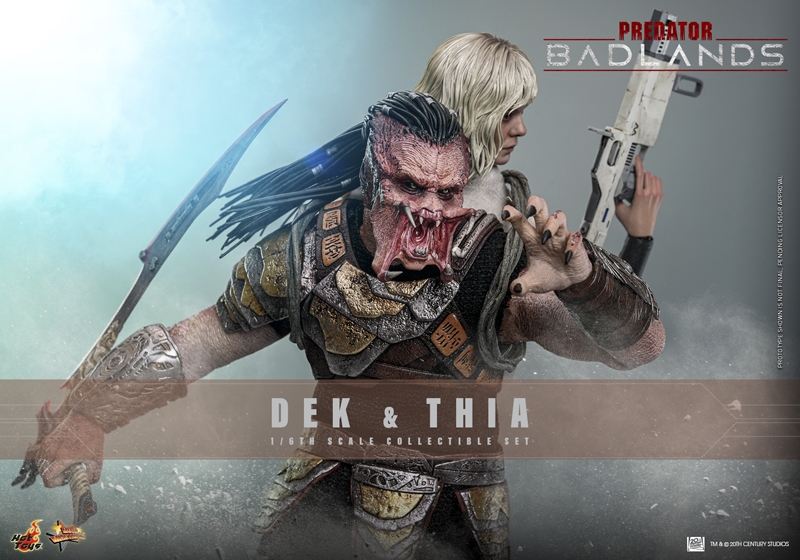 Pré-venda Hot Toys MMS850 1/6 Scale Figure Predator Badlands Dek and Thia - Imagem 2