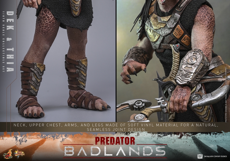 Pré-venda Hot Toys MMS850 1/6 Scale Figure Predator Badlands Dek and Thia - Imagem 8