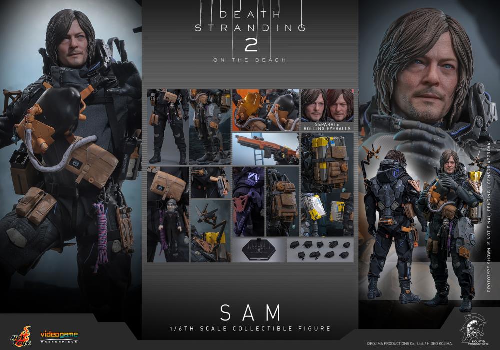 Pré-venda Hot Toys Death Stranding 2: On The Beach VGM Sam Porter Bridges 1/6th Collectible Figure