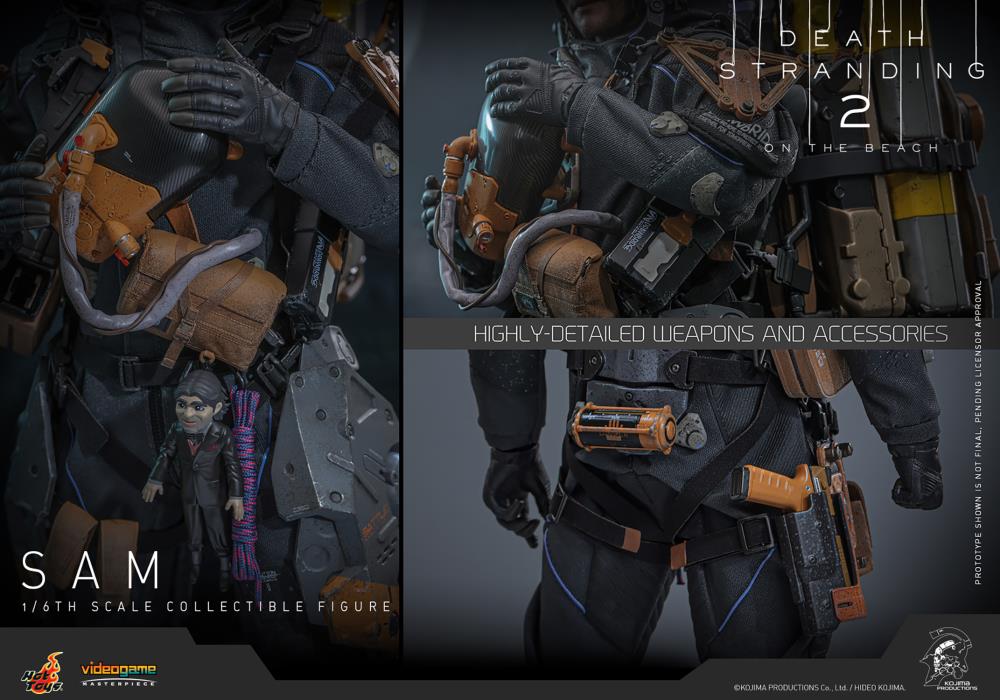 Pré-venda Hot Toys Death Stranding 2: On The Beach VGM Sam Porter Bridges 1/6th Collectible Figure - Imagem 10