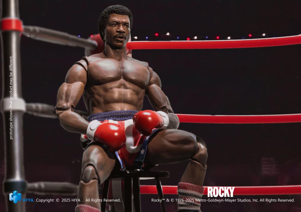 Pré-venda Hiya Toys Rocky I Apollo Creed Exquisite Super Series 1:12 Scale Action Figure - Previews Exclusive - Imagem 3