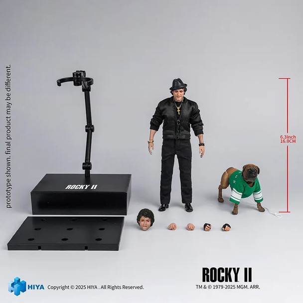 Pré-venda Hiya Toys Rocky II Exquisite Super Series Rocky Balboa 1/12 Scale Action Figure