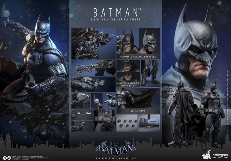 Pré-venda Hot Toys 1/6 Scale Figure Batman: Arkham Origins - Batman