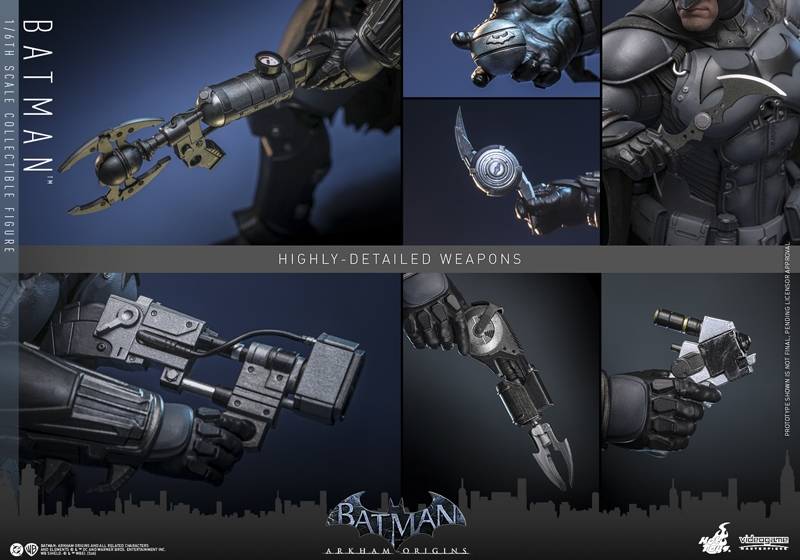 Pré-venda Hot Toys 1/6 Scale Figure Batman: Arkham Origins - Batman - Imagem 9