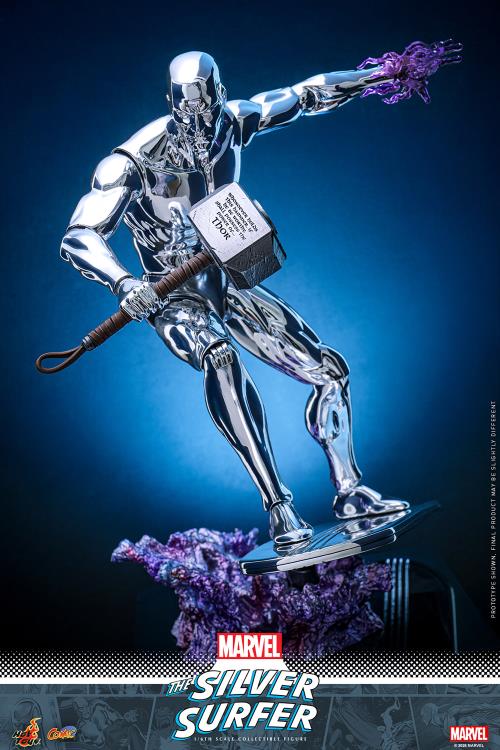 Pré-venda Hot Toys Marvel Comics CMS033 Silver Surfer 1/6th Scale Collectible Figure - Imagem 2