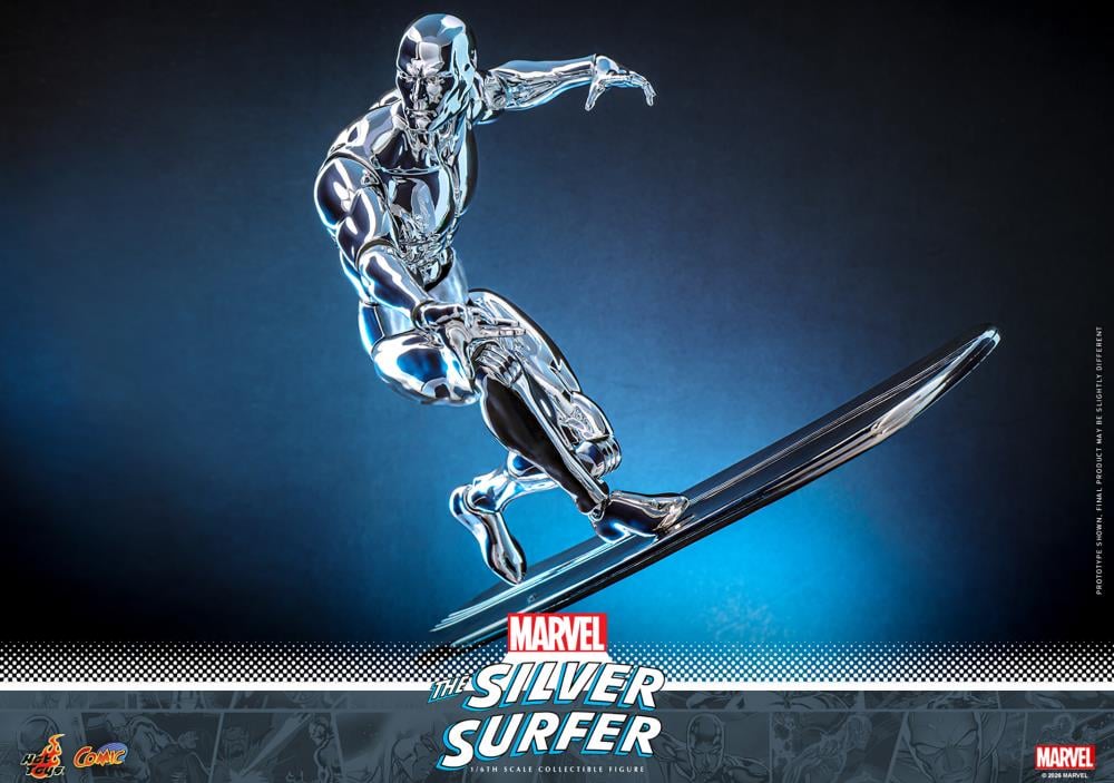 Pré-venda Hot Toys Marvel Comics CMS033 Silver Surfer 1/6th Scale Collectible Figure - Imagem 11
