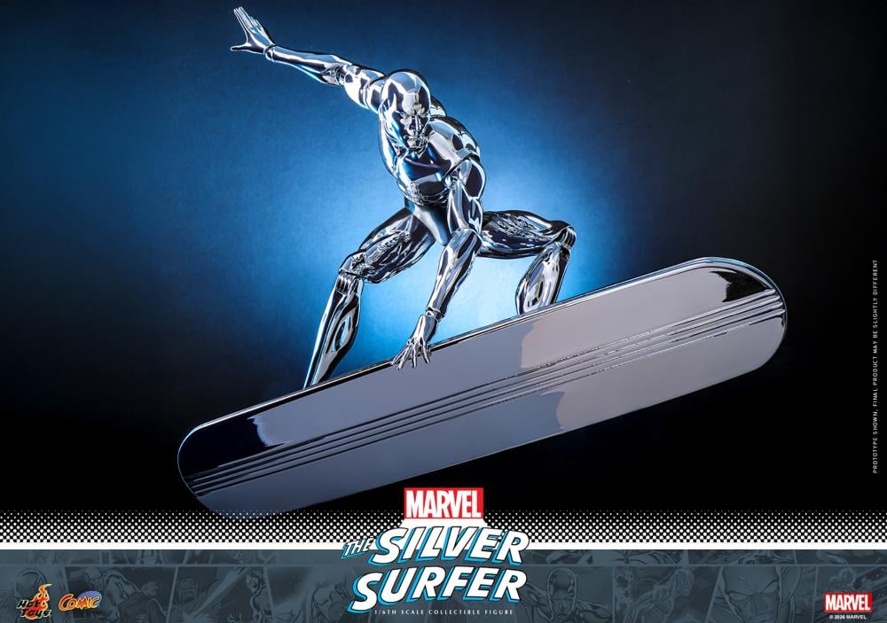 Pré-venda Hot Toys Marvel Comics CMS033 Silver Surfer 1/6th Scale Collectible Figure - Imagem 12