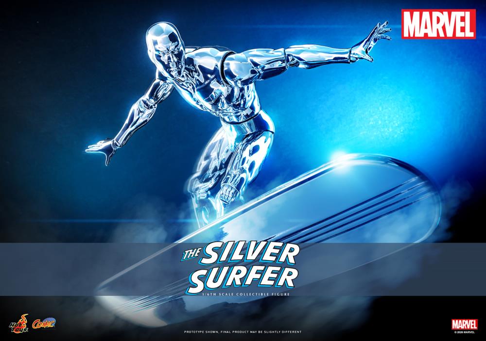 Pré-venda Hot Toys Marvel Comics CMS033 Silver Surfer 1/6th Scale Collectible Figure - Imagem 3