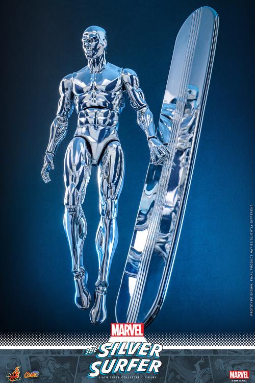 Pré-venda Hot Toys Marvel Comics CMS033 Silver Surfer 1/6th Scale Collectible Figure - Imagem 4