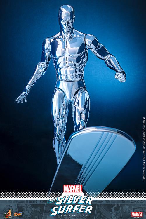 Pré-venda Hot Toys Marvel Comics CMS033 Silver Surfer 1/6th Scale Collectible Figure - Imagem 5