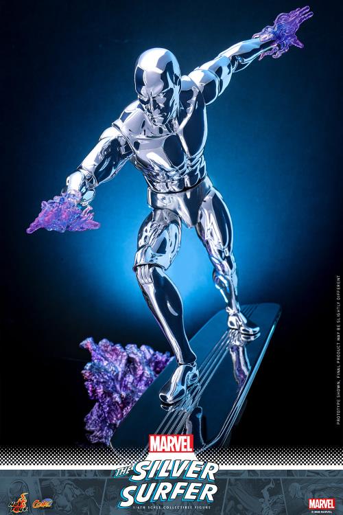 Pré-venda Hot Toys Marvel Comics CMS033 Silver Surfer 1/6th Scale Collectible Figure - Imagem 6