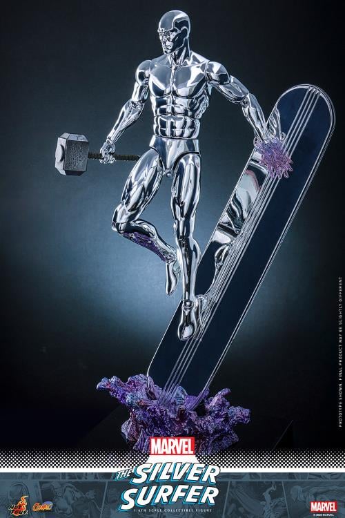 Pré-venda Hot Toys Marvel Comics CMS033 Silver Surfer 1/6th Scale Collectible Figure - Imagem 8