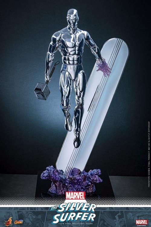 Pré-venda Hot Toys Marvel Comics CMS033 Silver Surfer 1/6th Scale Collectible Figure - Imagem 9