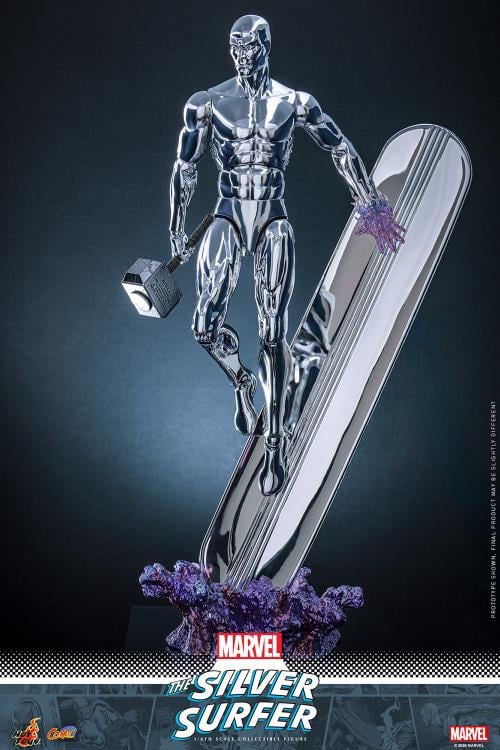 Pré-venda Hot Toys Marvel Comics CMS033 Silver Surfer 1/6th Scale Collectible Figure - Imagem 10